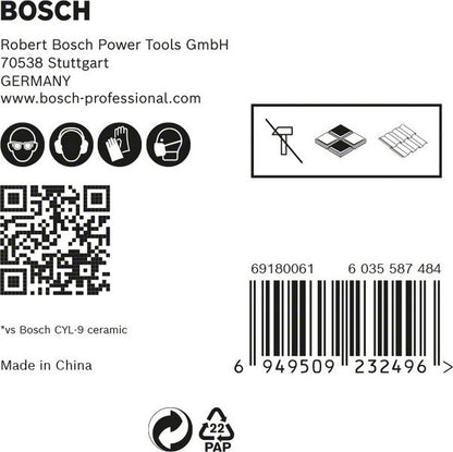 Bosch EXPERT HEX-9 HardCeramic Bohrer Set 4 - 10 mm 5 tlg. ( 2608900597 ) für Fliesen - Toolbrothers