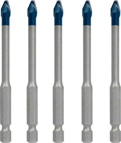 Bosch EXPERT HEX-9 HardCeramic Dachziegel Bohrer Set 6,0 x 90 mm 5 tlg. ( 2608900599 ) Carbide Technology - Toolbrothers