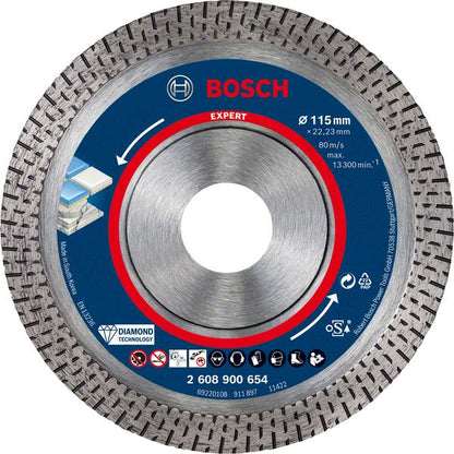 Bosch EXPERT HardCeramic Diamant Trennscheibe 115 x 22,23 mm 1 Stk. ( 2608900654 ) Diamond Technology