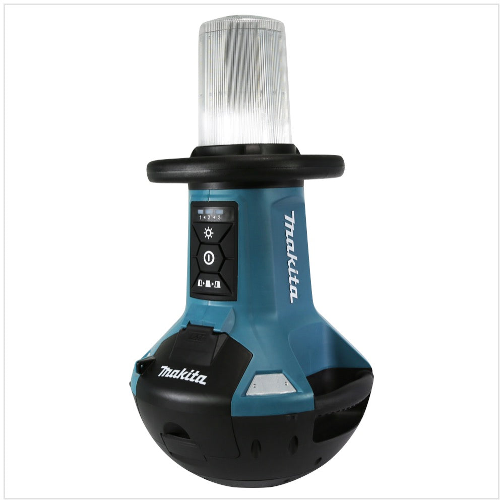 Makita DML 810 RG Akku LED Flächenlicht 18 / 36 V ( 2 x 18 V ) 5500 lm IP54 + 2x Akku 6,0 Ah + Ladegerät