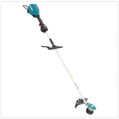 Makita UR 003 GM101 Akku Freischneider 40 V Brushless IPX4 + Akku 4,0 Ah + Schultergurt + Messerkopf + Fadenkopf + Schlagmesser + Tasche - ohne Ladegerät