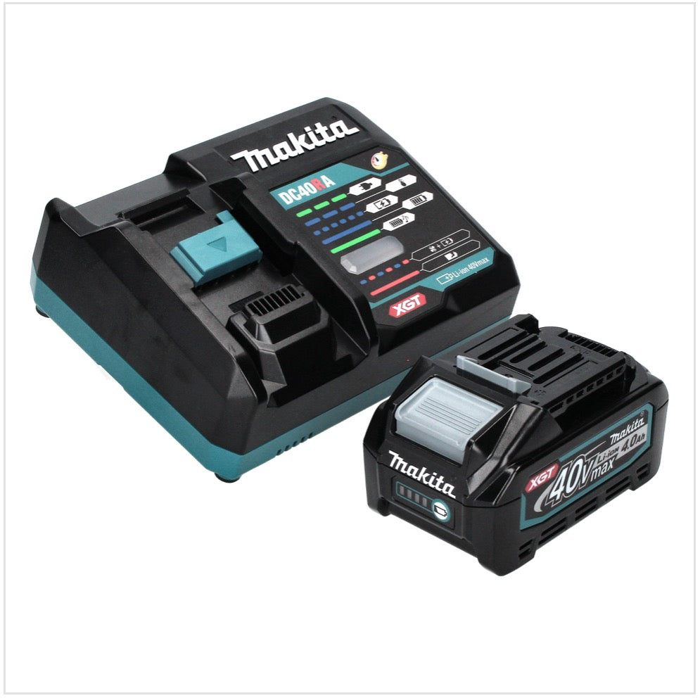 Makita RS 001 GM1 Akku Handkreissäge 40 V max. 185 mm Brushless + 1x Akku 4,0 Ah + Ladegerät