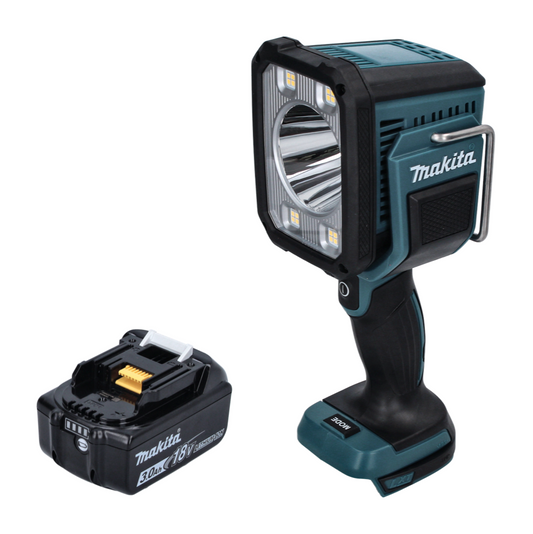 Makita DML 812 F1 Akku LED Handstrahler Taschen Lampe 18 V 1250 lm + 1x Akku 3,0 Ah - ohne Ladegerät