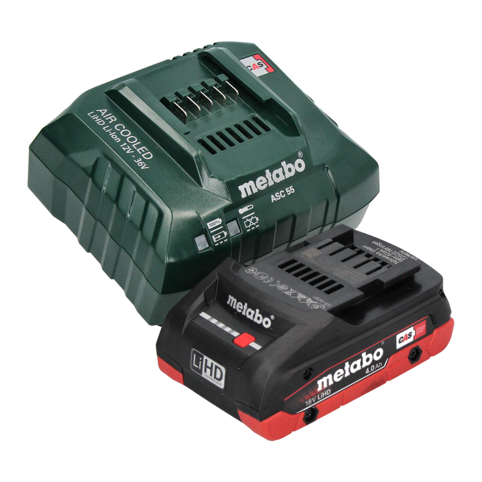 Perceuse à percussion sans fil Metabo SB 18 LTX BL I 18 V 130 Nm sans balais + 1 batterie 4,0 Ah + chargeur + métaBOX