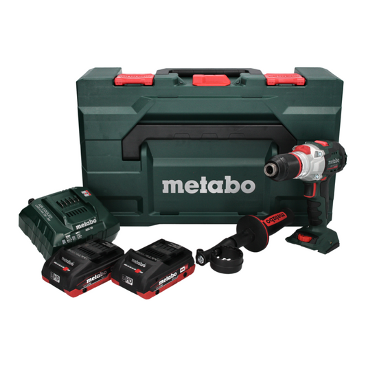 Perceuse à percussion sans fil Metabo SB 18 LTX BL I 18 V 130 Nm sans balais + 2 batteries 4,0 Ah + chargeur + métaBOX