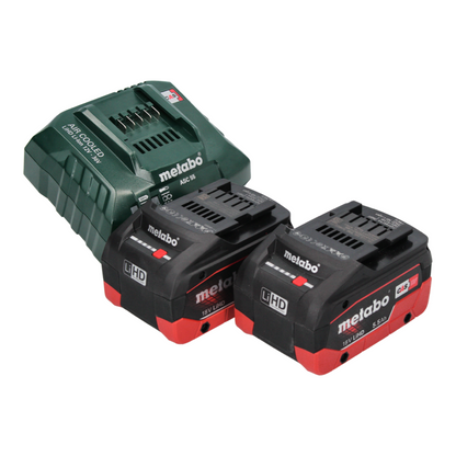 Perceuse à percussion sans fil Metabo SB 18 LTX BL I 18 V 130 Nm sans balais + 2 batteries 5,5 Ah + chargeur + métaBOX