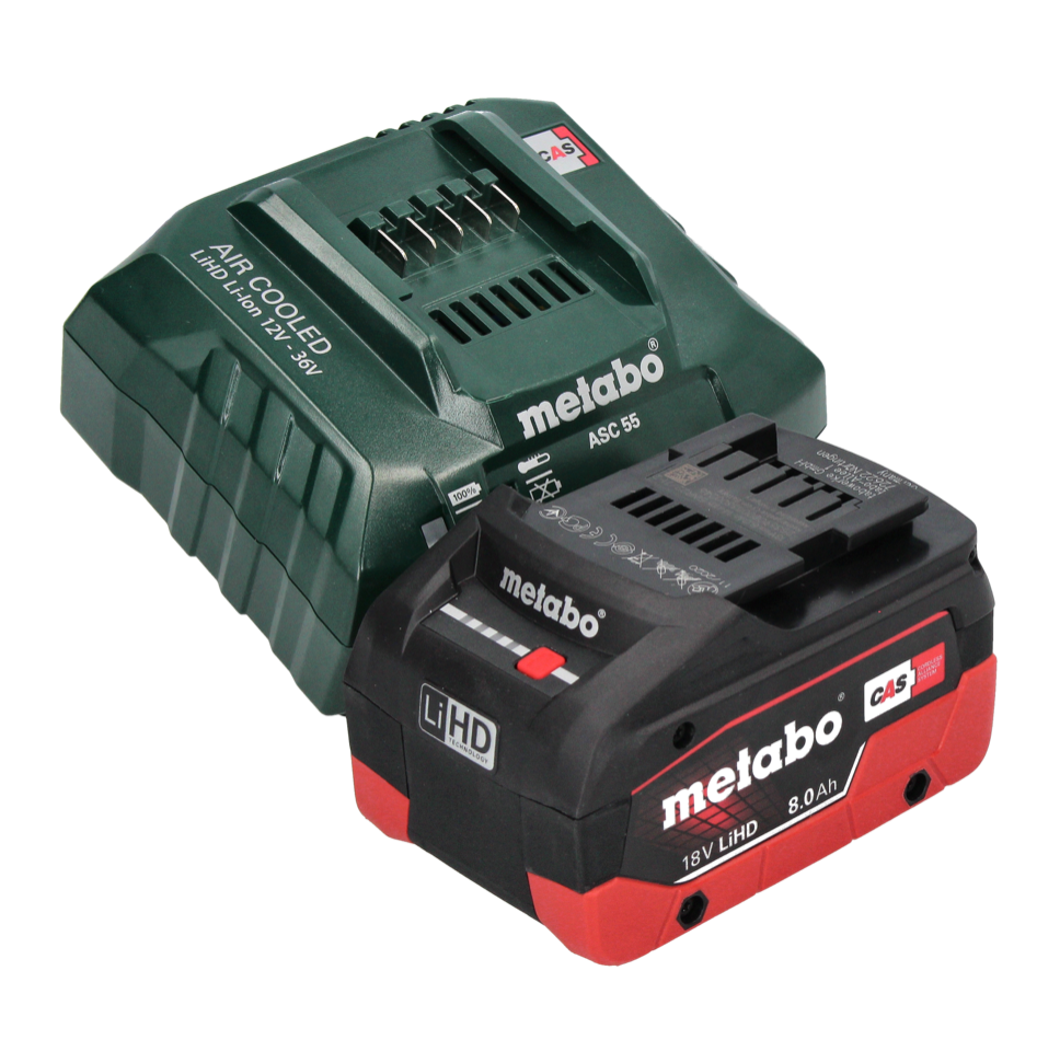 Metabo SB 18 LTX BL I Akku Schlagbohrschrauber 18 V 130 Nm Brushless + 1x Akku 8,0 Ah + Ladegerät + metaBOX