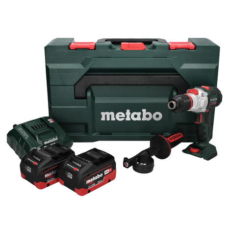 Metabo SB 18 LTX BL I Akku Schlagbohrschrauber 18 V 130 Nm Brushless + 2x Akku 8,0 Ah + Ladegerät + metaBOX