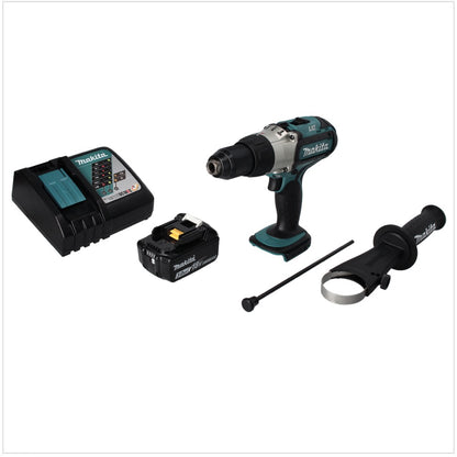 Makita DHP 451 RF1 perceuse à percussion sans fil 18 V 80 Nm + 1x batterie 3,0 Ah + chargeur