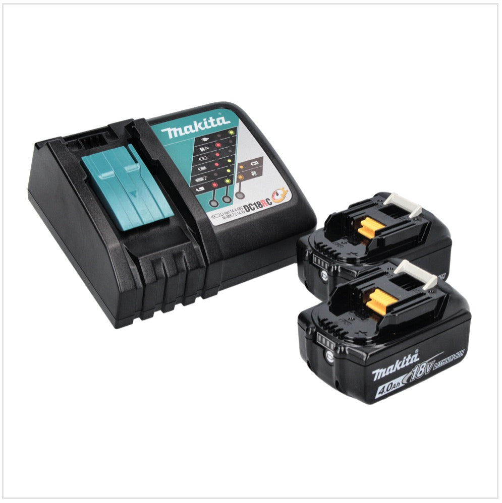 Makita DHP 451 RM perceuse à percussion sans fil 18 V 80 Nm + 2x batteries 4,0 Ah + chargeur