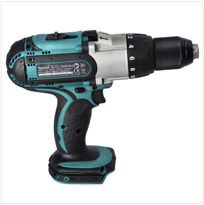 Makita DHP 451 RM Akku Schlagbohrschrauber 18 V 80 Nm + 2x Akku 4,0 Ah + Ladegerät