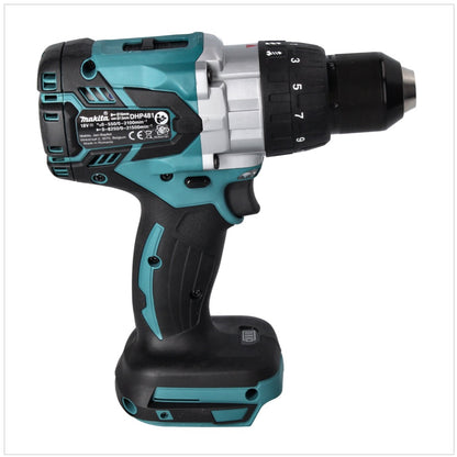 Makita DHP 481 RF1 Akku Schlagbohrschrauber 18 V 115 Nm Brushless + 1x Akku 3,0 Ah + Ladegerät - Toolbrothers