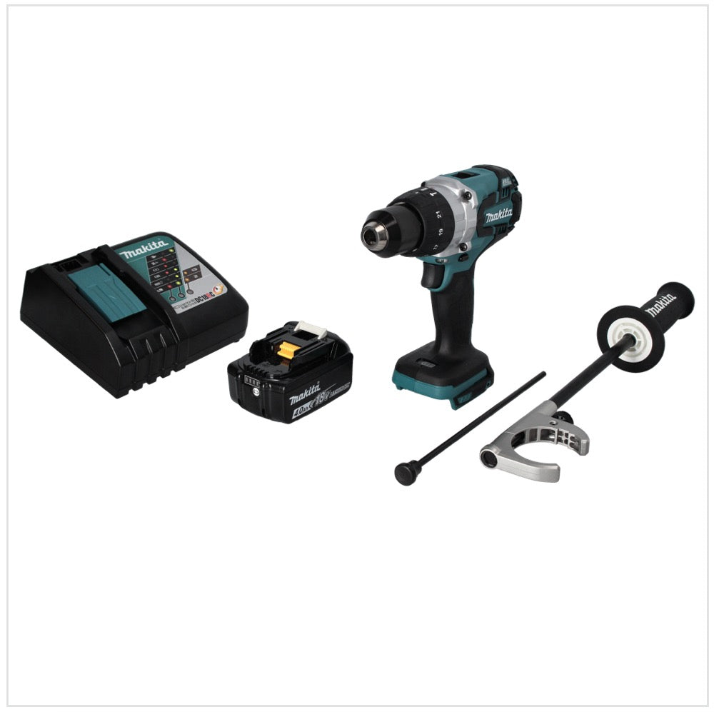 Makita DHP 481 RM1 Akku Schlagbohrschrauber 18 V 115 Nm Brushless + 1x Akku 4,0 Ah + Ladegerät - Toolbrothers