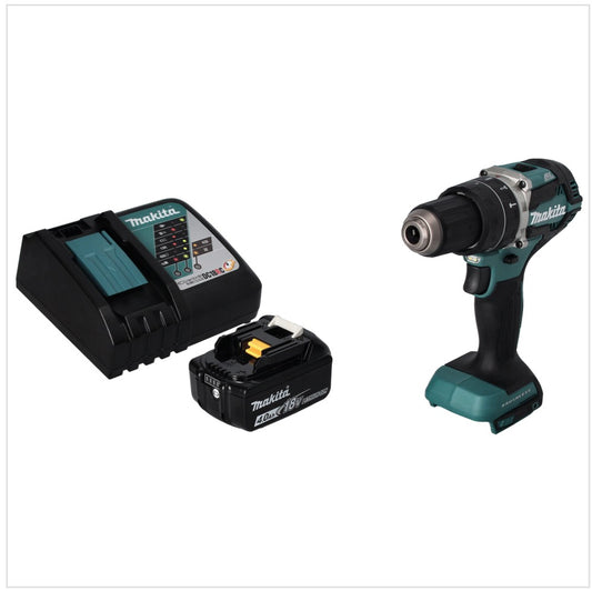 Makita DHP 484 RM1 perceuse à percussion sans fil 18 V 54 Nm sans balais + 1 batterie 4,0 Ah + chargeur