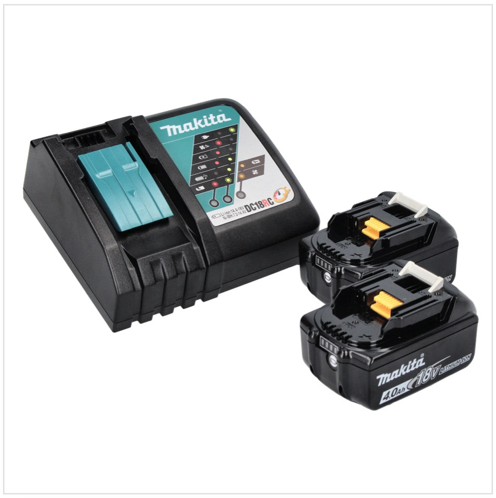 Makita DHP 484 RM perceuse à percussion sans fil 18 V 54 Nm sans balais + 2 batteries 4,0 Ah + chargeur