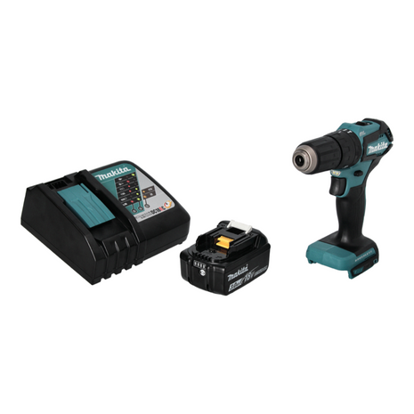 Makita DHP 483 RF1 Akku Schlagbohrschrauber 18 V 40 Nm Brushless + 1x Akku 3,0 Ah + Ladegerät