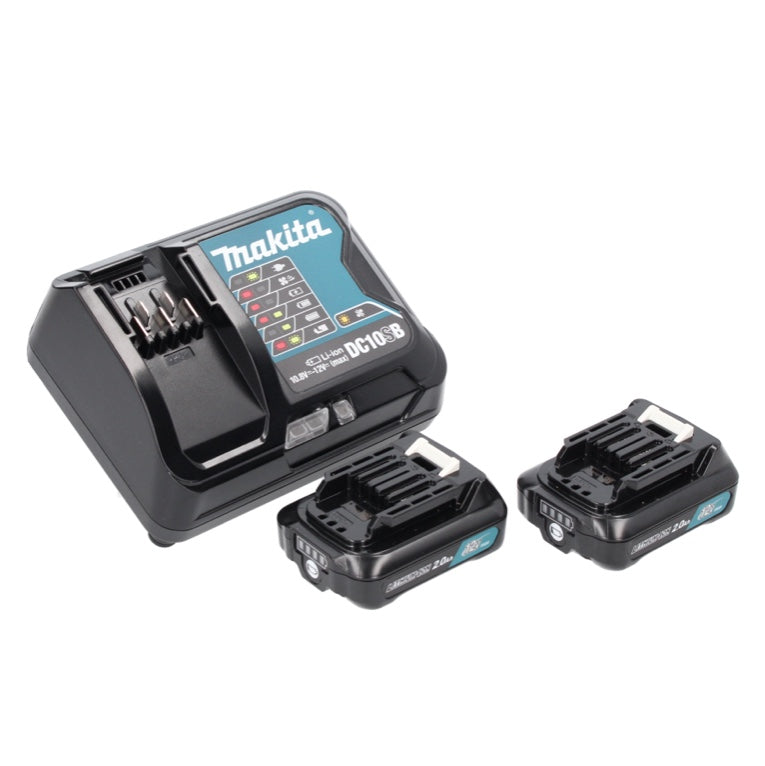 Makita DF 333 DSAE perceuse-visseuse sans fil 12 V max. 30 Nm + 2x batteries 2,0 Ah + chargeur + coffret