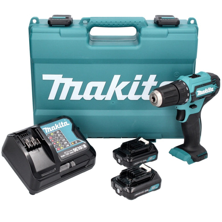 Makita DF 333 DSAE perceuse-visseuse sans fil 12 V max. 30 Nm + 2x batteries 2,0 Ah + chargeur + coffret