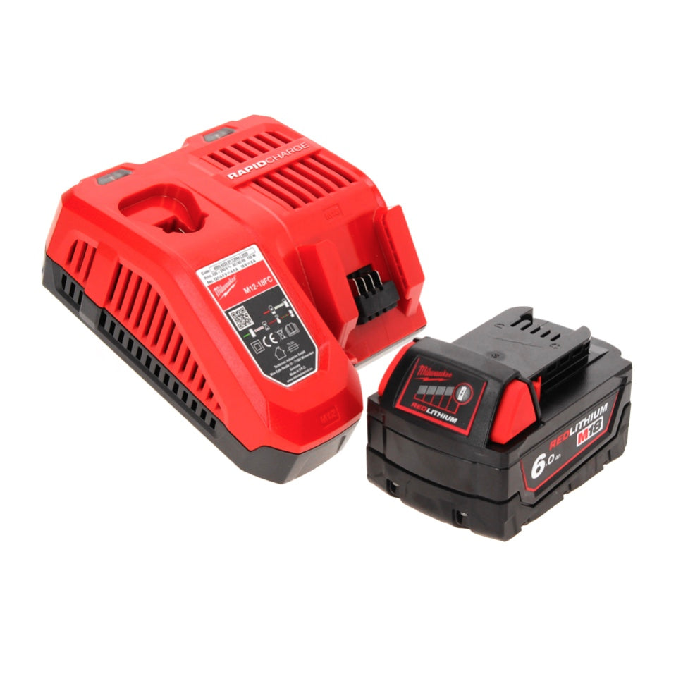 Perceuse à percussion sans fil Milwaukee M18 FPD2-601FC TX 18 V 135 Nm sans balai + 1x batterie 6,0 Ah + chargeur + coffret TX