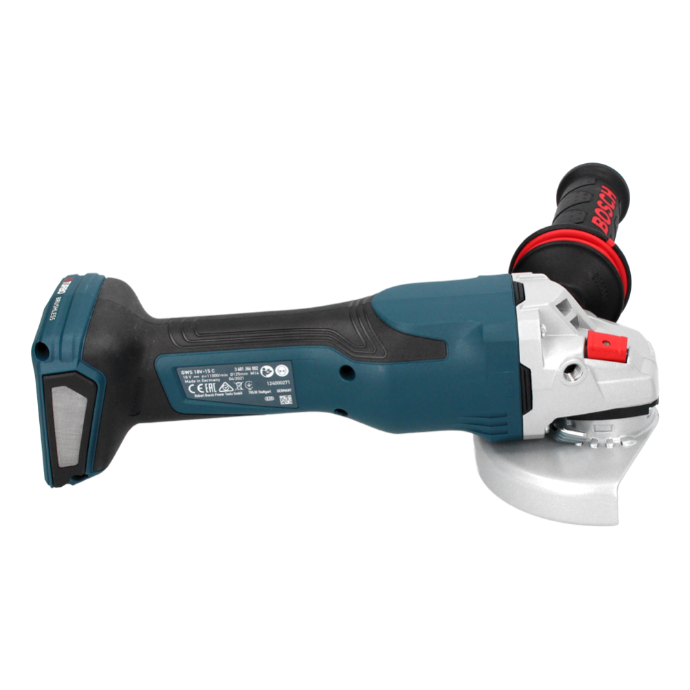 Bosch Professional GWS 18V-15 C Akku Winkelschleifer 18 V 125 mm ( 06019H6000 ) BITURBO Brushless + L-Boxx - ohne Akku, ohne Ladegerät