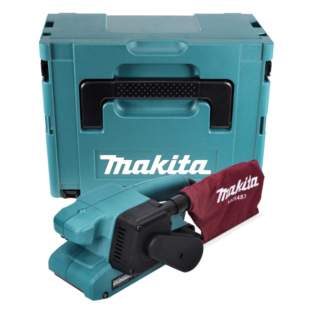 Makita 9910 J Elektro Bandschleifer 650 W 76 mm + Makpac