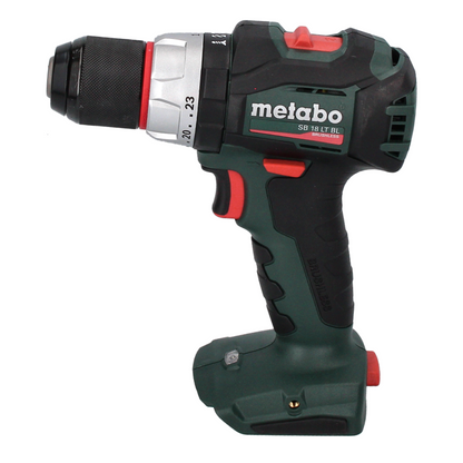 Metabo SB 18 LT BL Akku Schlagbohrschrauber 18 V 75 Nm Brushless + 1x Akku 4,0 Ah + Ladegerät + 32 tlg. Bit Set + metaBOX