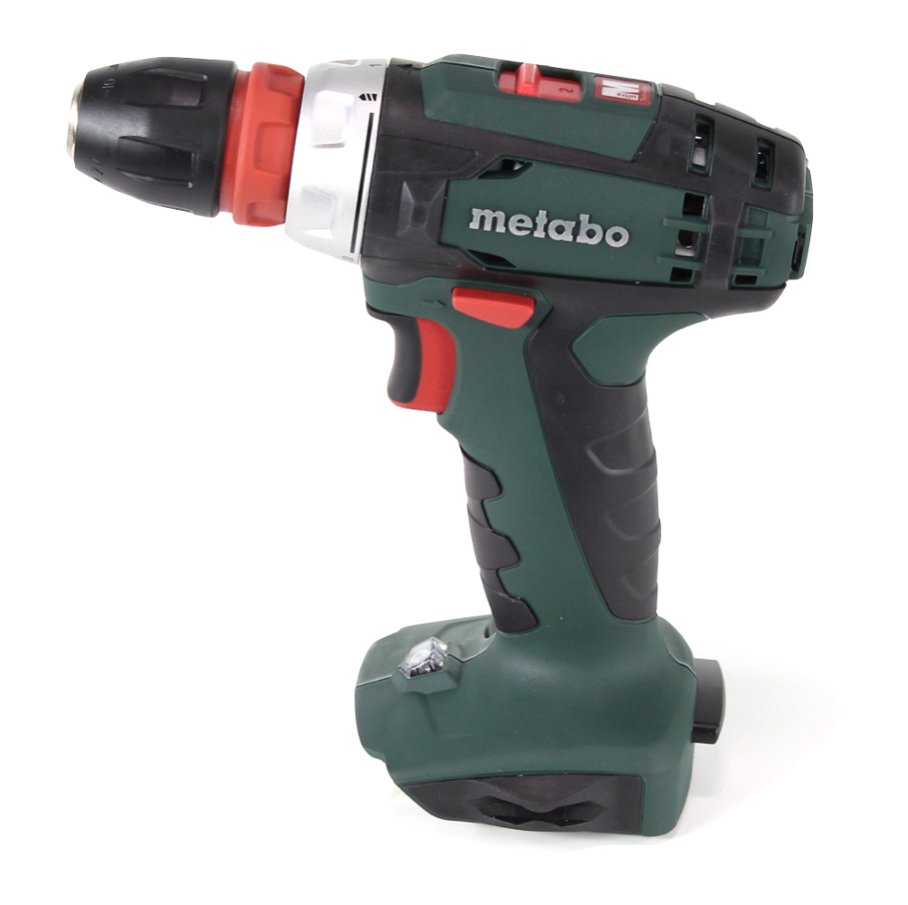 Metabo BS 18 Quick Akku Bohrschrauber 18 V 48 Nm + 2x Akku 2,0 Ah + Ladegerät + 32 tlg. Bit Set + Koffer