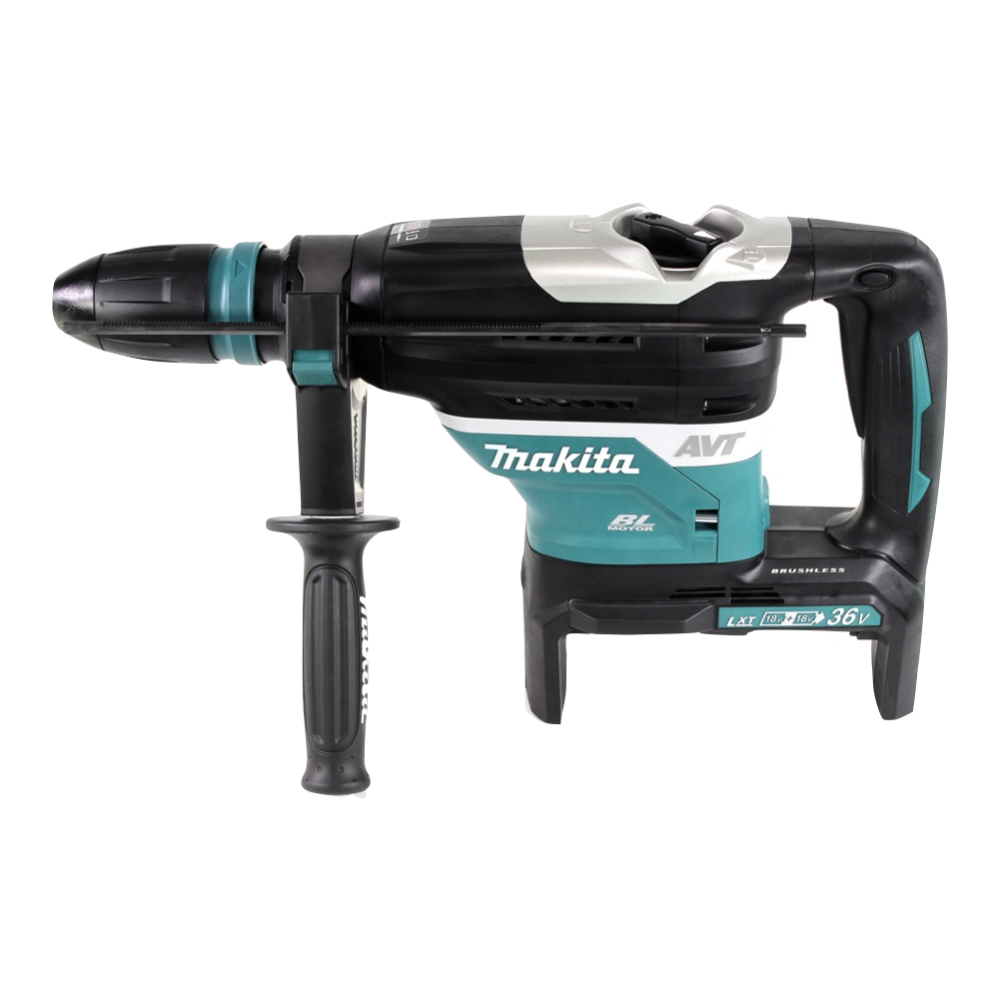 Makita DHR 400 ZKU Akku Kombihammer 36 V ( 2 x 18 V ) 8,0 J SDS Max Brushless + Absaugset + Koffer - ohne Akku, ohne Ladegerät