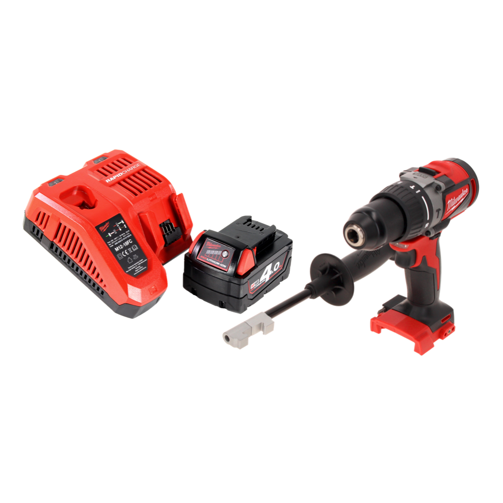 Perceuse à percussion sans fil Milwaukee M18 BLPD2-401 FC 18 V 82 Nm sans balais + 1 batterie 4,0 Ah + chargeur