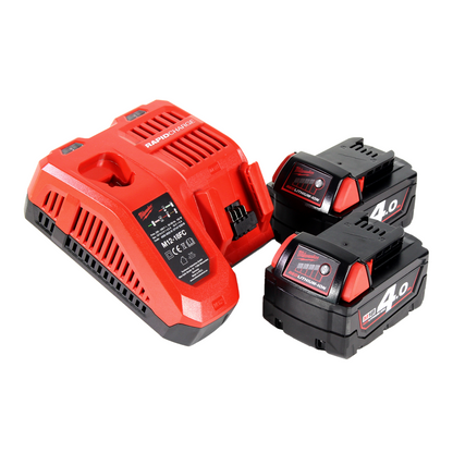 Perceuse à percussion sans fil Milwaukee M18 BLPD2-402 FC 18 V 82 Nm sans balais + 2 batteries 4,0 Ah + chargeur