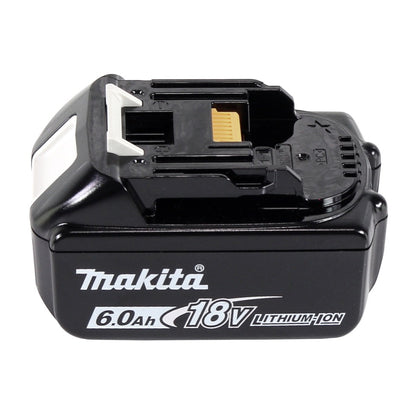 Meuleuse d'angle sur batterie Makita DGA 452 G1J 18 V 115 mm + 1x batterie 6,0 Ah + Makpac - sans chargeur