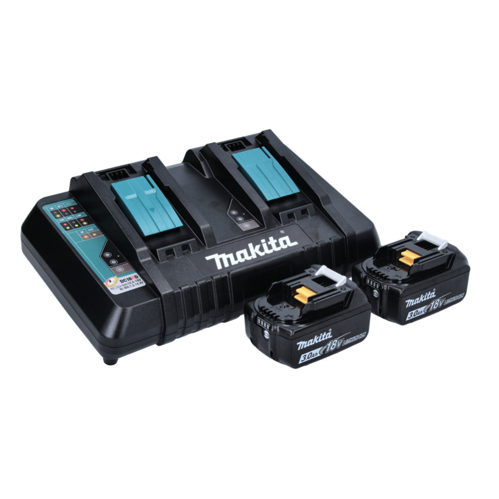 Makita DUR 368 APF Akku Freischneider 36 V ( 2 x 18 V ) Zweihandgriff Brushless + 2x Akku 3,0 Ah + Ladegerät