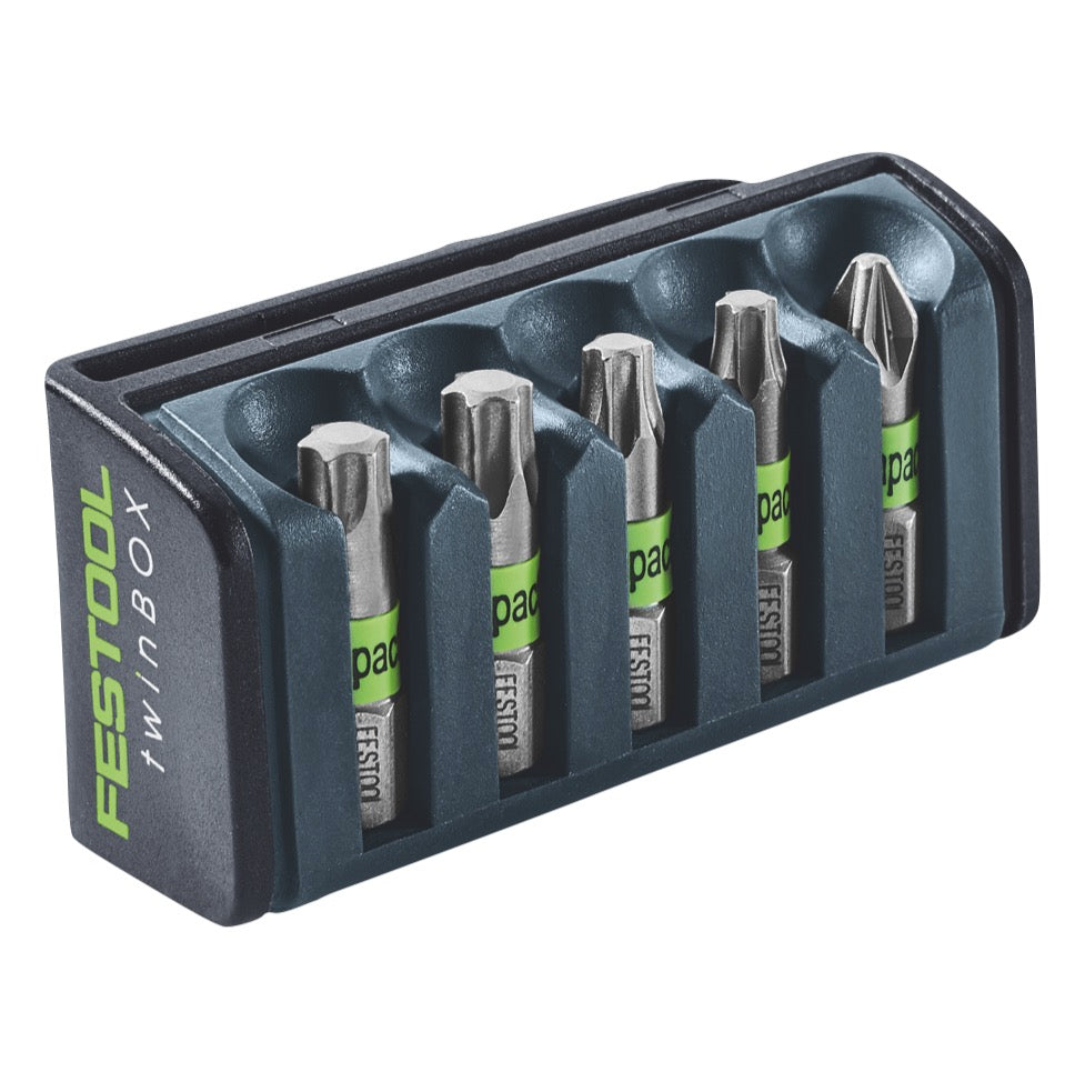 Festool BT-IMP SORT3 jeu de cassettes d'embouts 6 pièces (204383) résistantes aux chocs 25 mm pour clé à chocs sans fil TID 18