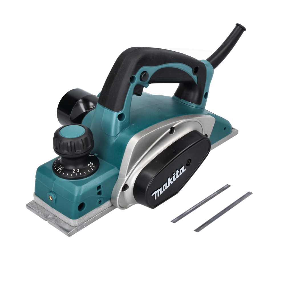 Makita KP 0800 Falzhobel / Elektrohobel 620 W 82 mm + Wendemesser - ohne Koffer