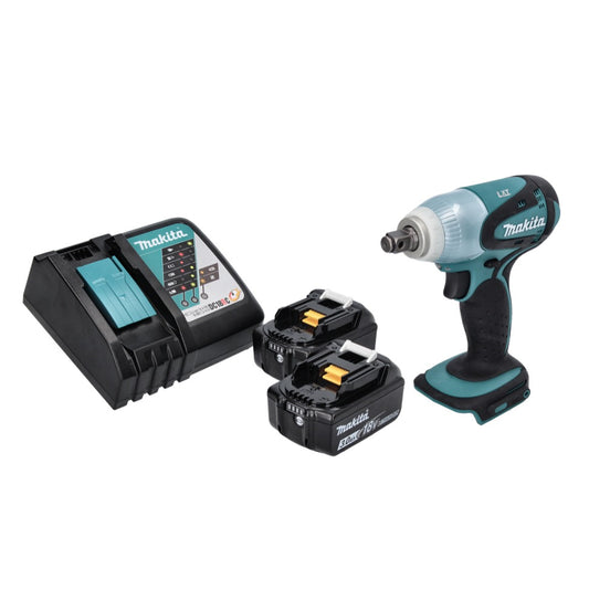 Makita DTW 251 RF clé à chocs sans fil 18 V 230 Nm 1/2" + 2x batteries 3,0 Ah + chargeur