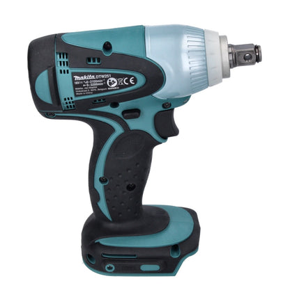 Makita DTW 251 RF Akku Schlagschrauber 18 V 230 Nm 1/2" + 2x Akku 3,0 Ah + Ladegerät