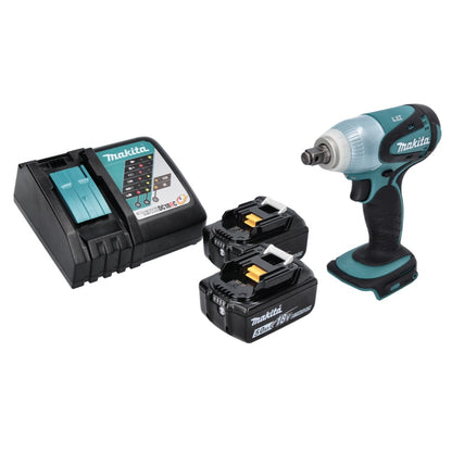 Makita DTW 251 RT Clé à chocs sans fil 18 V 230 Nm 1/2" + 2x batteries 5,0 Ah + chargeur