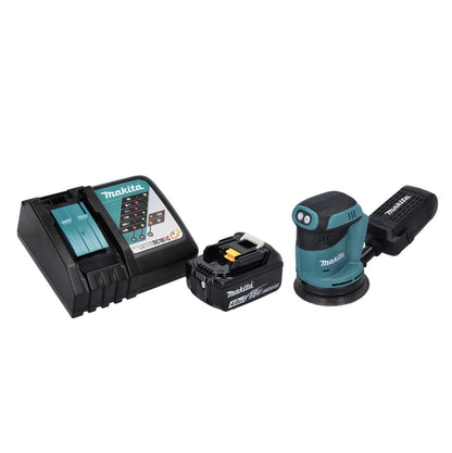 Makita DBO 180 RM1 Akku Exzenterschleifer 18 V 125 mm + 1x Akku 4,0 Ah + Ladegerät - Toolbrothers