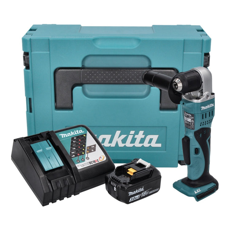 Makita DDA 351 RF1J Akku Winkelbohrmaschine 18 V 13,5 Nm + 1x Akku 3,0 Ah + Ladegerät + Makpac - Toolbrothers