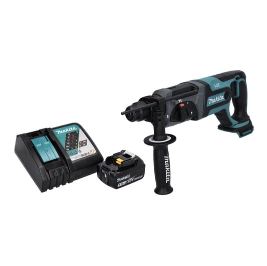 Makita DHR 241 RT1 marteau perforateur sans fil 18 V 2,0 J SDS plus + 1x batterie 5,0 Ah + chargeur