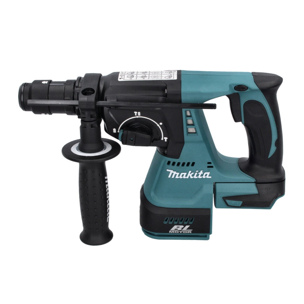 Makita DHR 243 M1J Akku Bohrhammer 18 V 2,0 J SDS plus Brushless + 1x Akku 4,0 Ah + Makpac - ohne Ladegerät