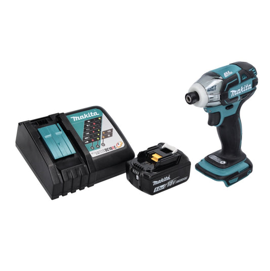 Makita DTS 141 RT1 visseuse à impulsion sans fil 18 V 40 Nm 1/4" sans balai + 1x batterie 5,0 Ah + chargeur