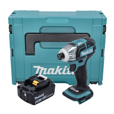 Visseuse à impulsion sans fil Makita DTS 141 G1J 18 V 40 Nm 1/4" sans balai + 1x batterie 6,0 Ah + Makpac - sans chargeur