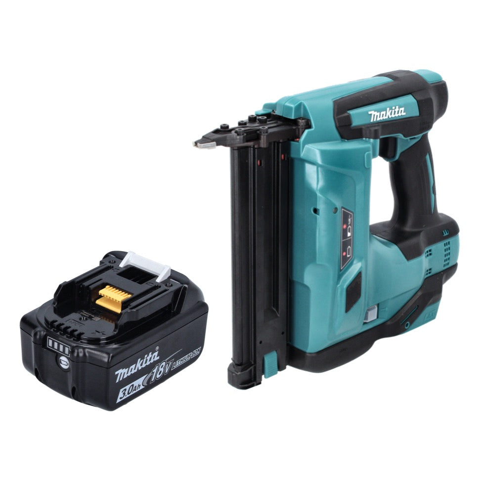 Makita DBN 500 F1 Cloueur à tête d'emballage avec batterie 18 V 15-50 mm + 1x batterie 3,0 Ah - sans chargeur