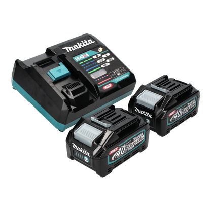 Makita UB 001 GM201 Akku Gebläse Laubbläser 40 V max. Brushless + 2x Akku 4,0 Ah + Ladegerät