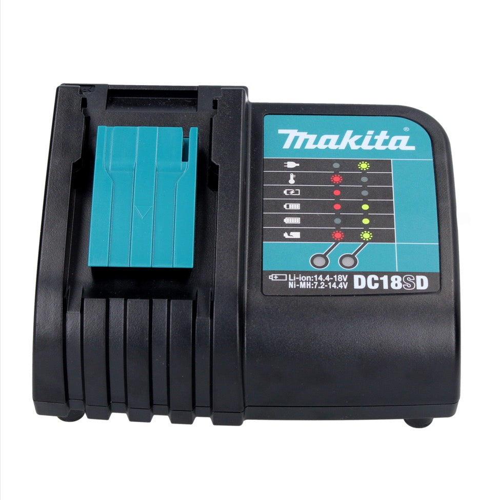 Kit source d'alimentation Makita 18 V avec 1 batterie BL 1820 B 2,0 Ah (197254-9) + chargeur DC 18 SD (194533-6)