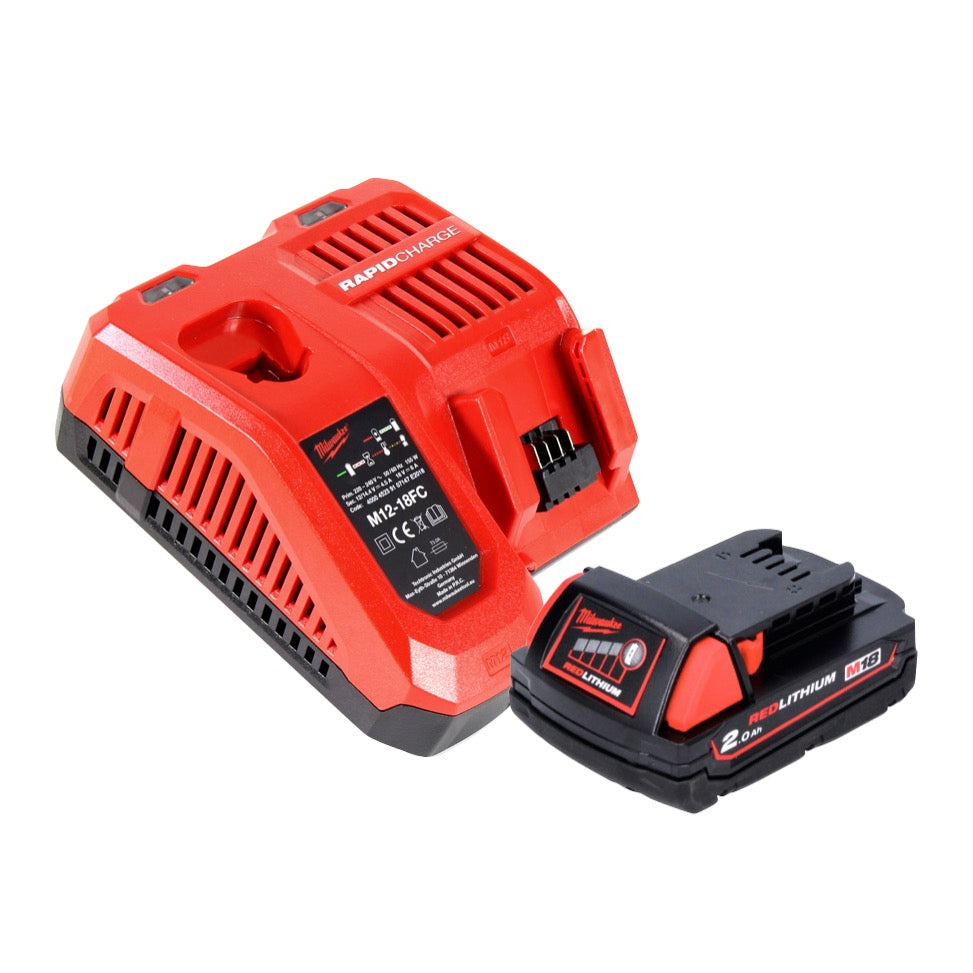 Milwaukee M18 FMT-201 FC Akku Multitool 18 V Brushless + 1x Akku 2,0 Ah + Ladegerät