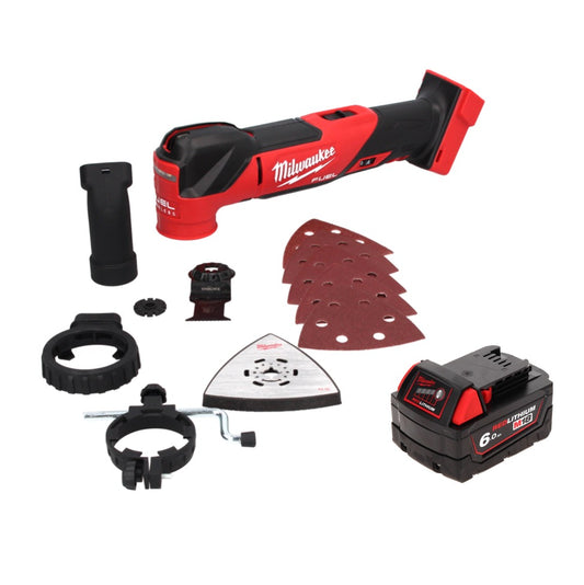 Milwaukee M18 FMT-601 Akku Multitool 18 V Brushless + 1x Akku 6,0 Ah - ohne Ladegerät