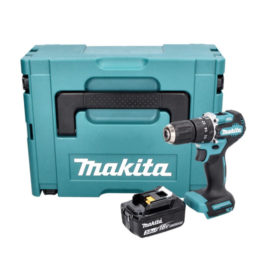 Makita DHP 487 F1J Akku Schlagbohrschrauber 18 V 40 Nm Brushless + 1x Akku 3,0 Ah + Makpac - ohne Ladegerät - Toolbrothers
