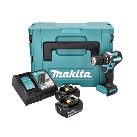 Makita DHP 487 RMJ Akku Schlagbohrschrauber 18 V 40 Nm Brushless + 2x Akku 4,0 Ah + Ladegerät + Makpac - Toolbrothers